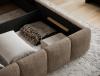 Foto Cama con somier de madera, sistema elevador de gas y arcón de almacenamiento EDVIGE Beige