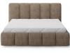 Foto Cama con somier de madera, sistema elevador de gas y arcón de almacenamiento EDVIGE Beige