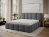 Foto Cama con somier de madera, sistema elevador de gas y arcón de almacenamiento EDVIGE Gris