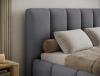 Foto Cama con somier de madera, sistema elevador de gas y arcón de almacenamiento EDVIGE Gris