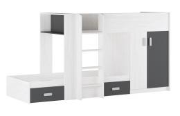 CAMA TREN MOD.DONALD ANDERSEN-GRAFITO