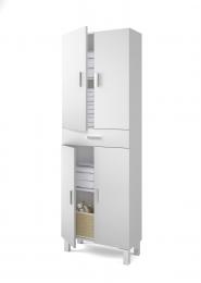 Bathroom tall cabinet 4 doors + 1 drawer REF: 305280BO - Aruba