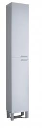 Bathroom tall cabinet with 2 doors REF: 305260BO - KONCEPT, glossy white