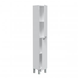 Bathroom tall cabinet with 2 doors REF: 305260BO - KONCEPT, glossy white