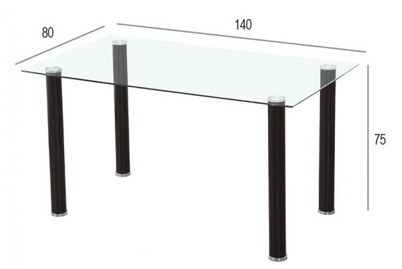 Foto CONJUNTO MESA YURI BLANCA + 6 SILLAS YURI BLANCAS