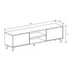 Photo TV stand and top unit model solana