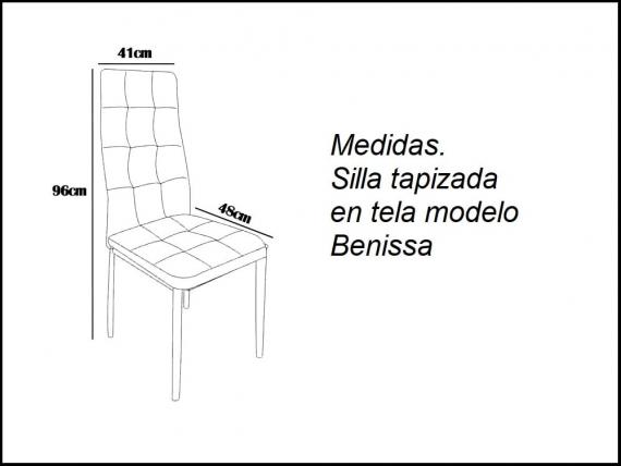 Foto CONJUNTO MESA PRANZO Y 6 SILLAS ZUNI