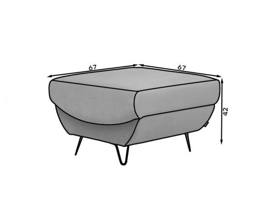 Foto CONJUNTO DE SOFÁ CAMA 3 PLAZAS I SILLÓN I PUFF I PATAS ALTAS SILVA BEIGE