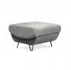 Foto CONJUNTO DE SOFÁ CAMA 3 PLAZAS I SILLÓN I PUFF I PATAS ALTAS SILVA GRIS