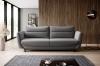 Foto CONJUNTO DE SOFÁ CAMA 3 PLAZAS I SILLÓN I PUFF I PATAS ALTAS SILVA GRIS OSCURO