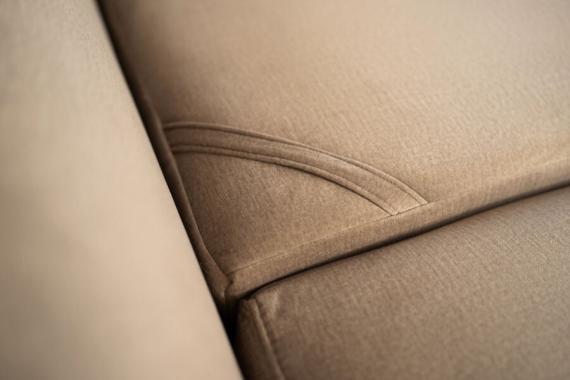 Foto CONJUNTO DE SOFÁ CAMA 3 PLAZAS I SILLÓN I PUFF I PATAS ALTAS SILVA ROSA