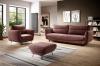 Foto CONJUNTO DE SOFÁ CAMA 3 PLAZAS I SILLÓN I PUFF I PATAS ALTAS SILVA ROSA