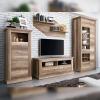 Photo Living room set: bar cabinet, TV stand, display cabinet and shelf, wood-effect, 297 cm – Chellen