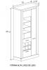 Photo Living room set: bar cabinet, TV stand, display cabinet and shelf, wood-effect, 297 cm – Chellen