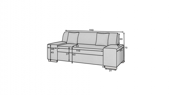 Photo 3 + 2 sofa set - Porto - Mustard