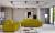 3 + 2 sofa set - Porto - Mustard