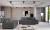 3 + 2 sofa set - Porto - Dark gray