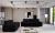 3 + 2 sofa set - Porto - Black/Leatherette