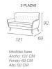 Photo 1+2+3-seater set, button-tufted design - Green - Nordic