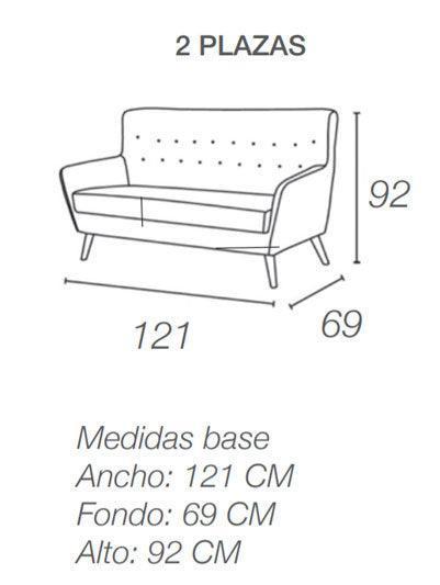 Photo 1+2+3-seater set, button-tufted design - Green - Nordic