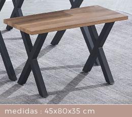 CONJUNTO VIDEL MESA + 2 TABURETES