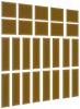 Photo Set of upholstered panels 120x195