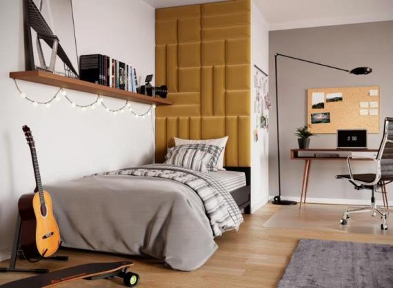 Photo Set of upholstered panels 120x195