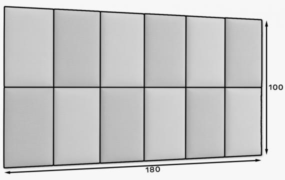 Photo Set of upholstered panels 180x100