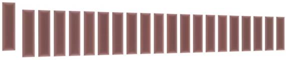 Foto CONJUNTO PANEL ACOLCHADO 210x90x60