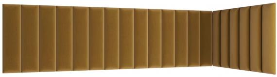 Foto CONJUNTO PANEL ACOLCHADO 210x90x60