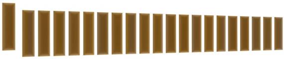 Foto CONJUNTO PANEL ACOLCHADO 210x90x60