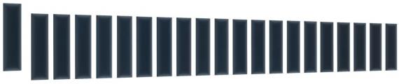 Foto CONJUNTO PANEL ACOLCHADO 210x90x60