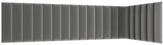 Foto CONJUNTO PANEL ACOLCHADO 210x90x60