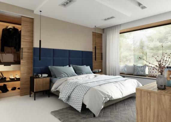 Photo Set of upholstered panels 240x90