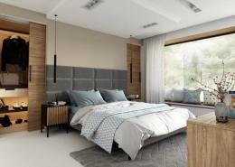 Set of upholstered panels 240x90