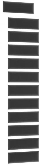 Photo Set of upholstered panels 50x240