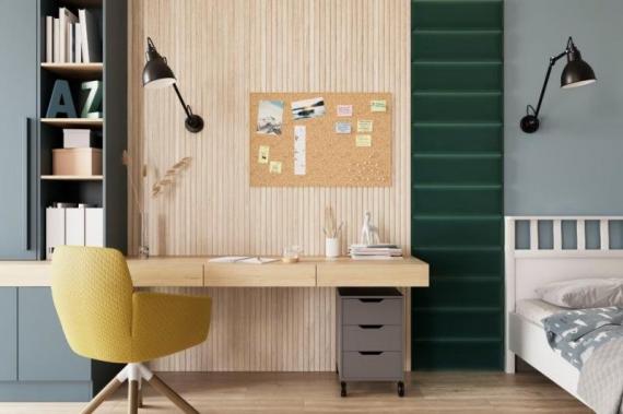 Photo Set of upholstered panels 50x240