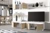 Фото Комплект для гостиной REF: 0F6663A - TV Home, белый Artik - канадский дуб