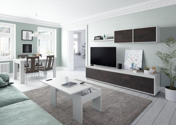 Фото Комплект для гостиной REF: 0X6663A - TV Home, белый Artik - оксид
