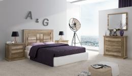 DORMITORIO MATRIMONIO MOD.CHELLEN AMBIENTE 02 COLOR CAÑON