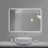 Photo Square Mirror with LED Backlighting, Tricolor Light (40x40 cm)