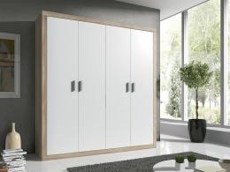 ARMARIO 4 PUERTAS BATIENTES MOD.LARA CAMBRIA-BLANCO