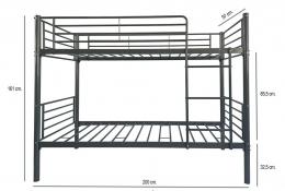 LITERA METALICA 90X190 MOD.FUNNY