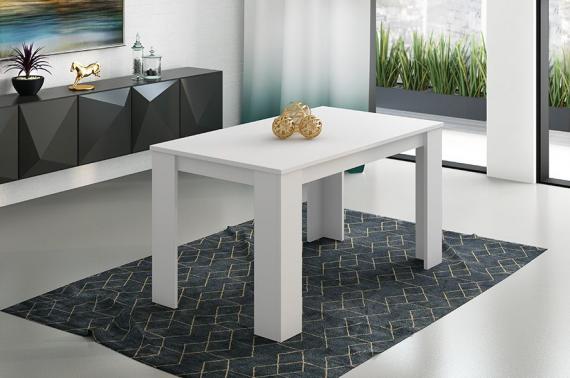 Foto MESA COMEDOR FIJA MOD.BERTA BLANCO