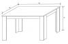Foto MESA COMEDOR FIJA MOD.BERTA BLANCO