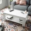 Foto MESA CENTRO ELEVABLE REF: 001639A FLOW BLANCO ARTIK