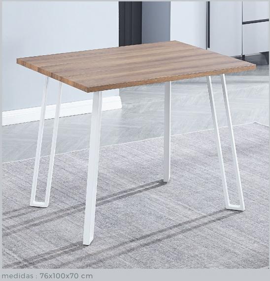 Foto MESA COCINA FIJA T/MDF JANSEN BLANCO