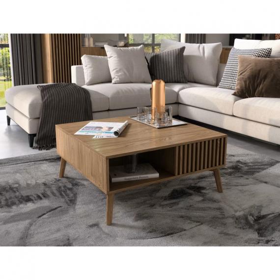Foto MESA CENTRO 80 CM ENTSIAN ROBLE