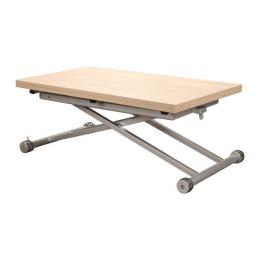 MESA CENTRO EXT. ELEVABLE MOD. CONTE C/ ROBLE