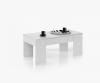 Foto MESA CENTRO ELEVABLE REF: 001637BO FLOW BLANCO BRILLO